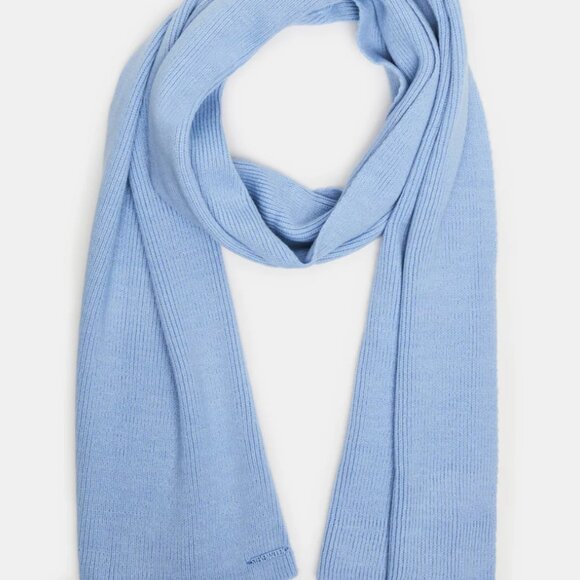 NIB STEVE MADDEN EVELYN BAG SCARF CHARM BOX GIFT SET LIGHT BLUE $154 - Picture 5 of 6